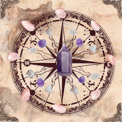 MANDALA ROSA DE LOS VIENTOS
