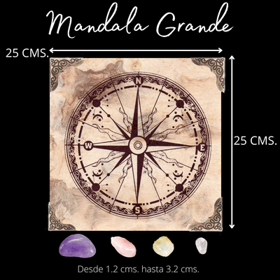 MANDALA ROSA DE LOS VIENTOS